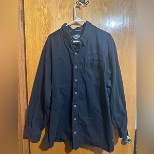 Harley Davidson long sleeve button up shirt 3XL
